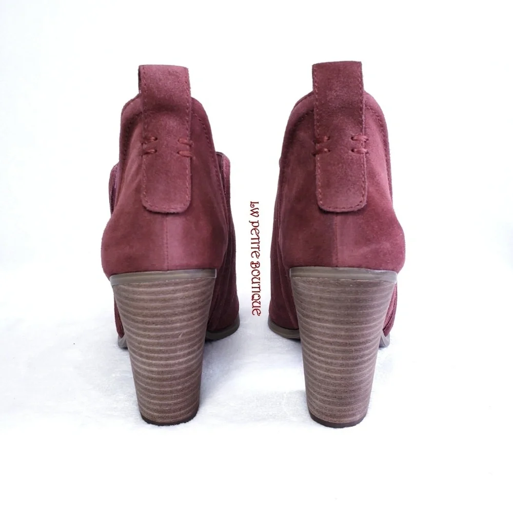 Vince Camuto Francia Sedona Suede Booties sz 11